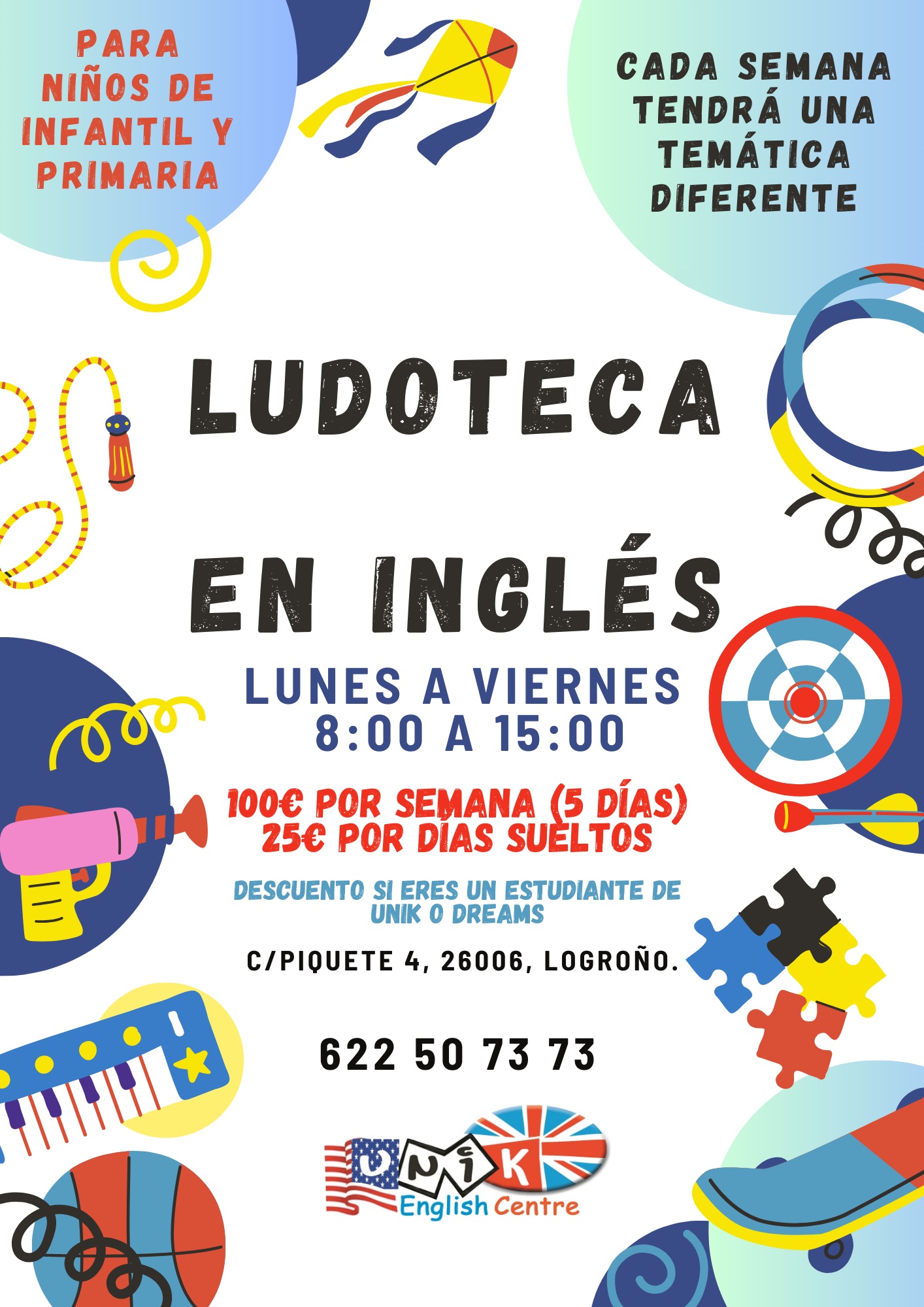 Ludoteca en Inglés